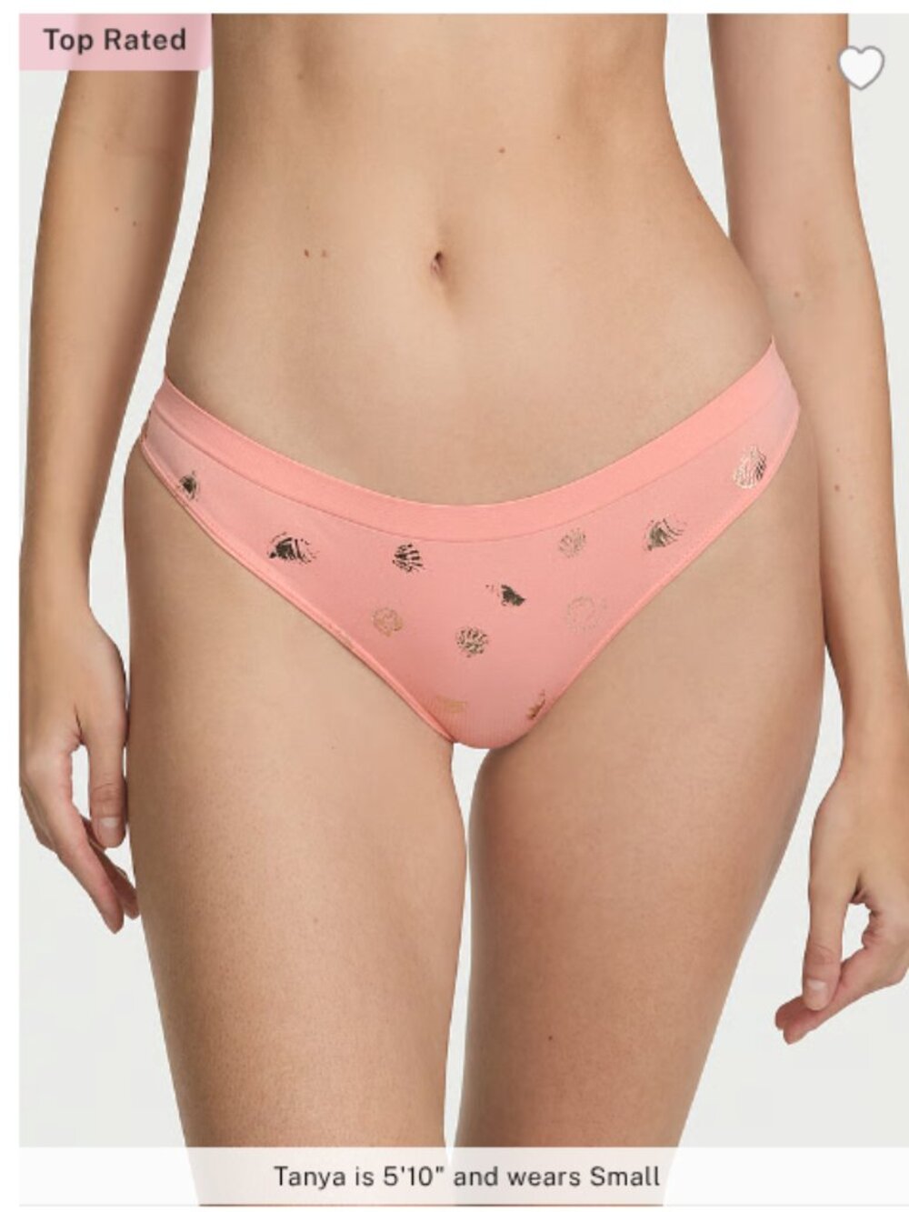 NWT Victoria's Secret XXL Pink Seashell Foil Panty | Sealed, Shell-ebrating